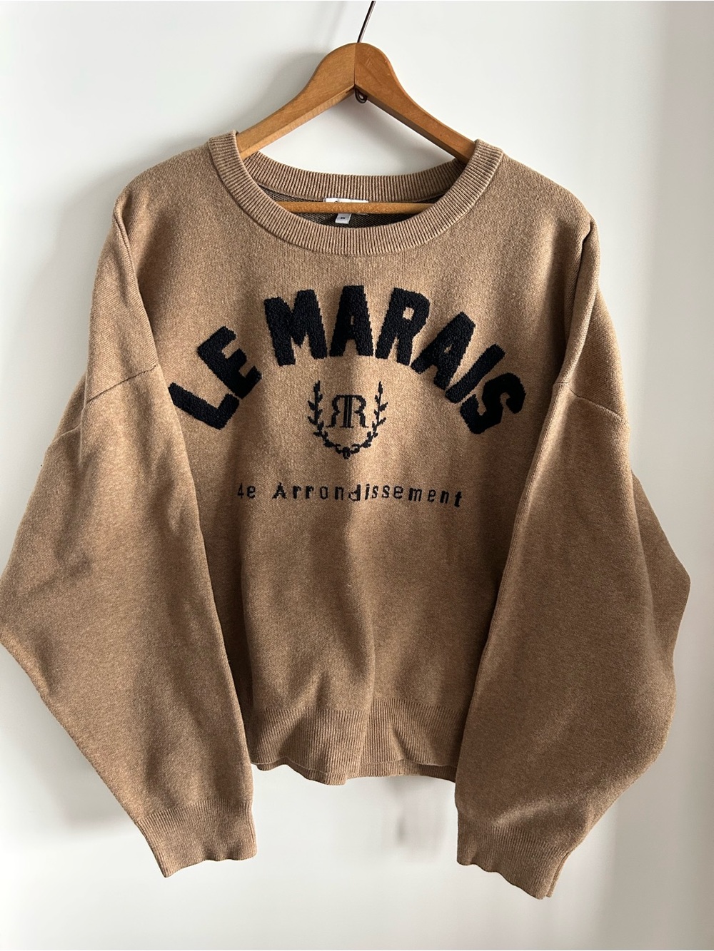 Reitmans Paris “Le Marais” Logo Crewneck Sweater